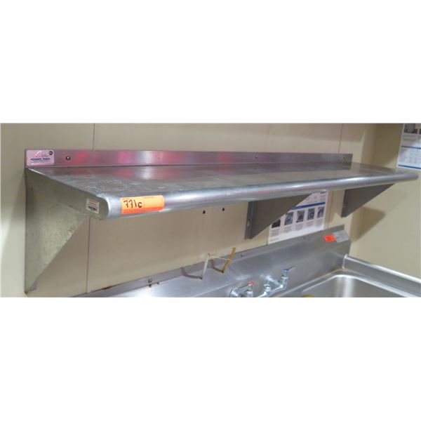Advance Tabco Stainless Steel Wall-Mount Shelf 60"x12"W