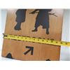Image 2 : Restroom Sign w/ Silhouette Figures Design 14"x18"