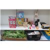 Image 1 : Contents of Shelves: Toys, Aquabottles, Candles, Mini Drying Blocks, etc