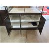 Image 2 : Cabinet w/ Clear Display Top & 3 Back Doors 46"L x28"W & Metal Rack