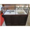 Image 1 : Cabinet w/ Clear Display Top & 3 Back Doors 46"L x28"W