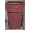 Image 1 : Waste Receptacle w/ Backsplash Top & Front Door 22"x22"x46"H