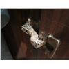 Image 3 : Waste Receptacle w/ Backsplash Top & Front Door 22"x22"x46"H