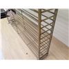 Image 8 : Wooden Table 71"x28"x31"H & Metal Rack 45"x6"x34"