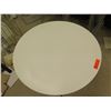 Image 2 : Round Table w/ Black Pedestal Legs 30" Dia, 31"H