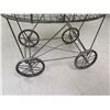 Image 2 : Rolling Metal Mesh Cart 27"H w/ Misc Baskets