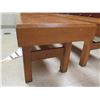 Image 2 : Qty 2 Wooden Benches 60"x16"x17"H