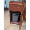 Image 2 : Waste Receptacle w/ Backsplash Top & Front Door 22"x22"x46"H
