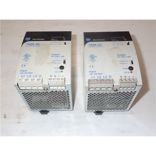 (2) Allen-Bradley #1606-XLS240E-3 Power Supplies