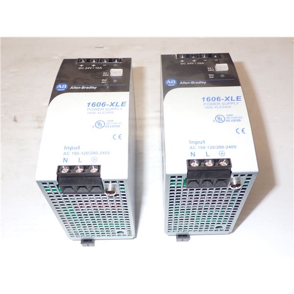 (2) Allen-Bradley #1606-XLE240E Power Supplies