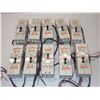 Image 2 : Lot of (10) Allen-Bradley #140U-H6C3-C20 B - 20 A Circuit Breakers