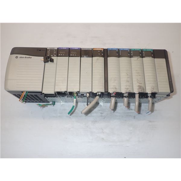 Allen Bradley Rack, Power Supply and Modules As Shown In Photos