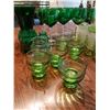 Image 2 : Vintage Green Glass Cat A