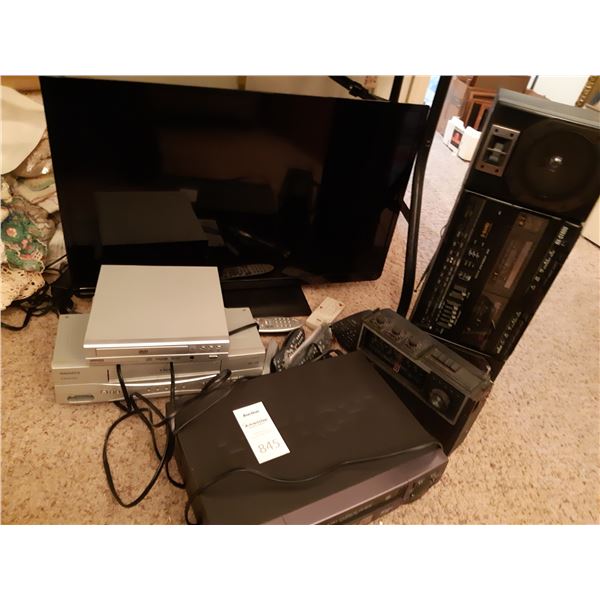 CD Player TV Ghetto Blaster A