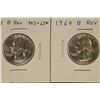 Image 1 : 1963 & 1964 WASHINGTON SILVER QUARTERS.