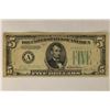 Image 1 : 1934-D US $5 FEDERAL RESERVE NOTE, GREEN SEAL