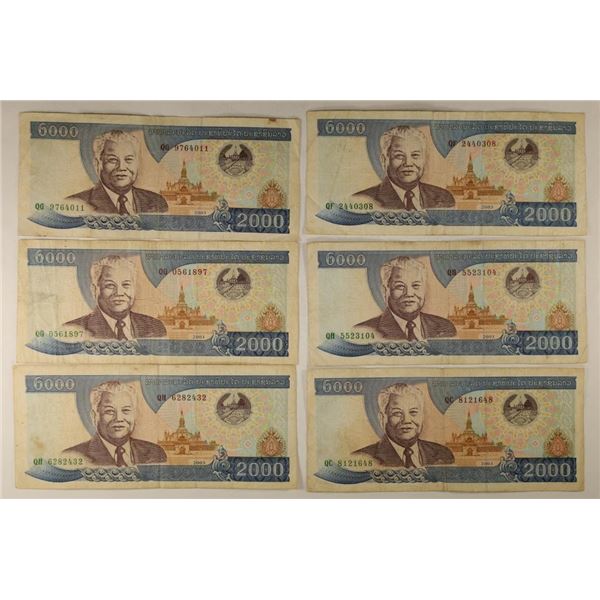 6-2003 LOAS 2,000 KIP BILLS