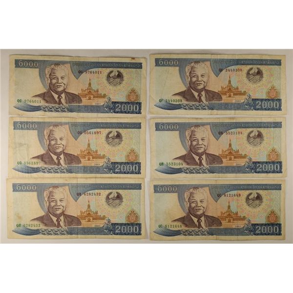 6-2003 LOAS 2,000 KIP BILLS