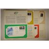 Image 1 : 4 FIRST DAY COVER ENVELOPES WITH INFORMATIONAL