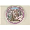 Image 1 : $2 ARTICHOKE JOE'S CASINO CHIP.