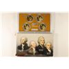 Image 2 : 2007 US PRESIDENTIAL DOLLAR 4 COIN PF SET WITH BOX