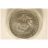 Image 2 : 2005-P US SILVER UNC $1 "MARINE CORPS 230TH