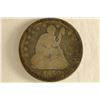 Image 1 : 1858 SILVER SEATED LIBERTY QUARTER