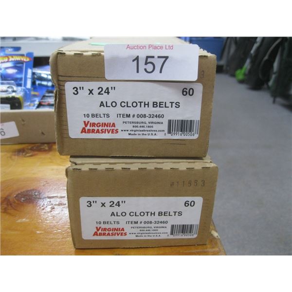 Virginia Abrasives 3"x24" ALO cloth belts