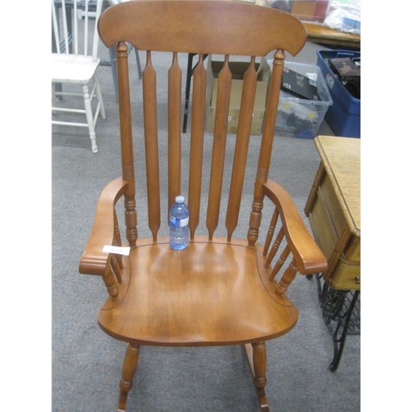 wooden rocking chair made in Canada