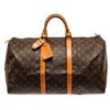 Image 1 : Louis Vuitton Brown Monogram Canvas Keepall 50 Travel Bag