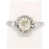 Image 6 : Antique Art Deco Platinum 0.78 ctw Old Mine Cut Diamond Filigree Engagement Ring