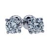 Image 1 : 1.00 ctw Diamond Stud Earrings - 14KT White Gold