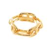 Image 4 : Hermes Gold Plated Metal Chaine D'ancre Scarf Ring