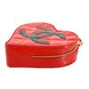 Image 3 : Chanel Red Patent Leather Heart Bag