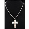 Image 2 : Navajo Sterling Cross Pendant by Roger John