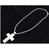 Image 4 : Navajo Sterling Cross Pendant by Roger John