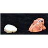 Image 2 : 2 Native American Zuni Frog Fetishes
