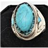 Image 2 : Zuni Sterling Turquoise Ring by Hustito