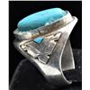 Image 3 : Zuni Sterling Turquoise Ring by Hustito