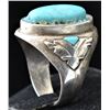 Image 4 : Zuni Sterling Turquoise Ring by Hustito