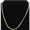 Image 2 : Italian 14K Gold Herringbone Chain