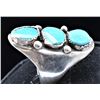 Image 2 : Navajo Sterling Turquoise Ring, Size 11