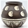 Image 2 : Mohawk Talking Earth Pottery Jar by Steve Smith