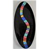 Image 2 : Large Hand Painted Ceramic Tray by Chris Bubany