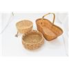 2 Cherokee Baskets and 1 Ethnic Basket