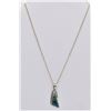 Image 2 : Sterling Azurite Malachite Pendant Necklace