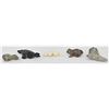 Image 3 : 5 Miniature Native American Zuni Fetishes
