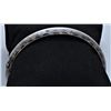 Image 2 : Native American Navajo Sterling Hinged Bangle