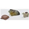 Image 1 : 3 Carved Stone Animals