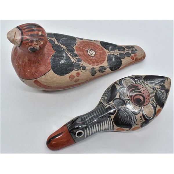 Vintage Tonala Pottery Birds